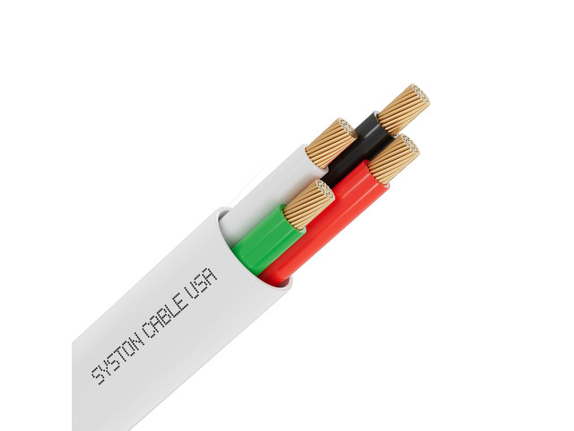thumbnail image 2 of Cable-Zilla 500ft Security Cable – 18/8AWG Stranded, Unshielded, White, For Alarm/CCTV 2 of 6