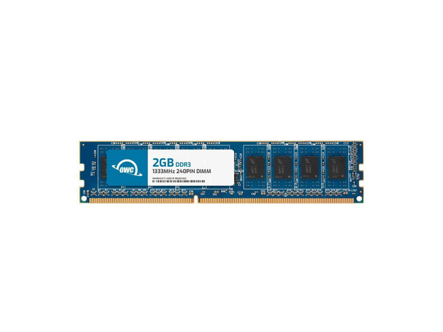 OWC 2GB DDR3 1333 PC3-10600 CL9 1Rx8 240-pin 1.5V Desktop Memory Upgrade