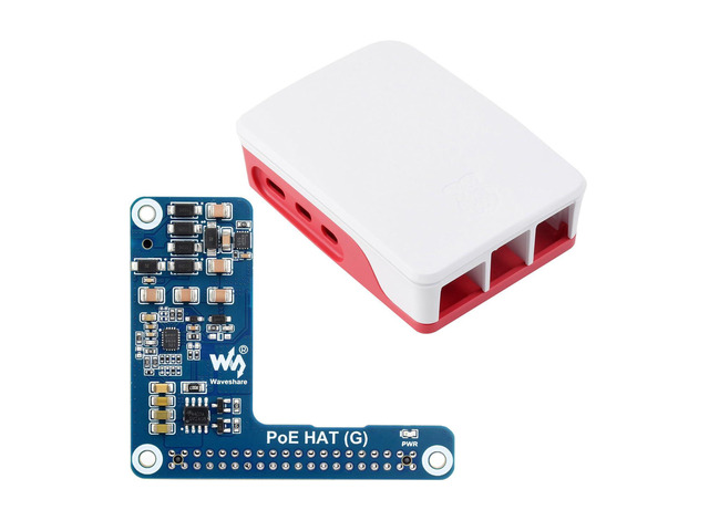 thumbnail image 2 of Raspberry Pi 5 Ethernet Over Power Waveshare PoE HAT , Compatible With , 5V 5A Output, Stable Performance, Supports 802.3af/at Network Standard, Power Over Ethernet HAT , Suitable For RPi 5 Official 2 of 9
