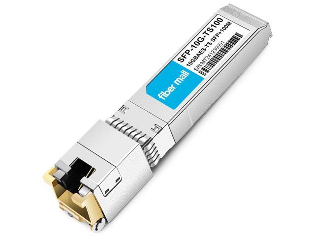 fiber mall SFP to RJ45 10G 100m Transceiver Module for Intel ...