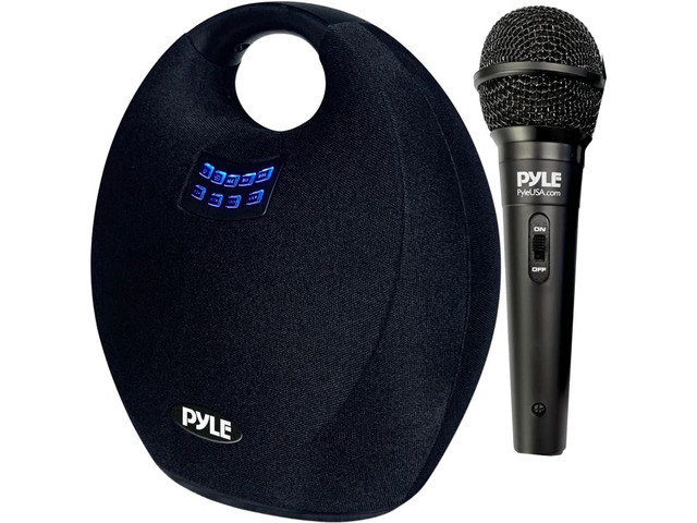 Pyle 5.25" Portable Wireless Bluetooth Streaming Speaker with ...