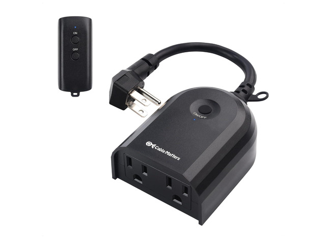 [ETL Listed] Cable Matters Weatherproof Indoor/Outdoor Remote Control ...