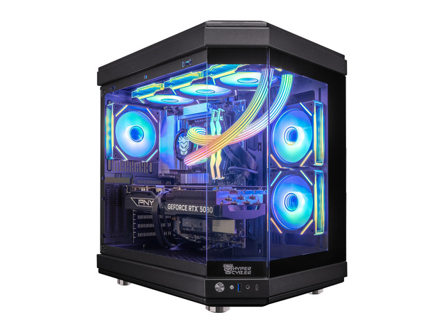 HYPER CYBER Ultra X BLACK Gaming PC Desktop Computer AMD Ryzen 7 ...