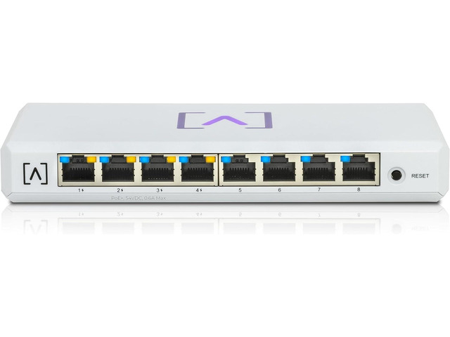 Alta Labs S8-POE | 8 Port Multi-Gigabit Managed Ethernet Switch with 4 ...