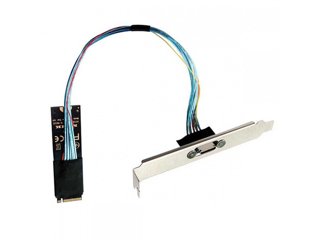 xiwai Oculink SFF-8611 Datenkabel PCI-E 3.0 Karte - PCI Express M.2 M-Key auf SFF-8612 Adapter für externe GPD Win Max2 und SSD Grafikkarte xiwai Oculink SFF-8611 Datenkabel PCI-E 3.0 Karte - PCI Express M.2 M-Key auf SFF-8612 Adapter für externe GPD Win Max2 und SSD Grafikkarte
