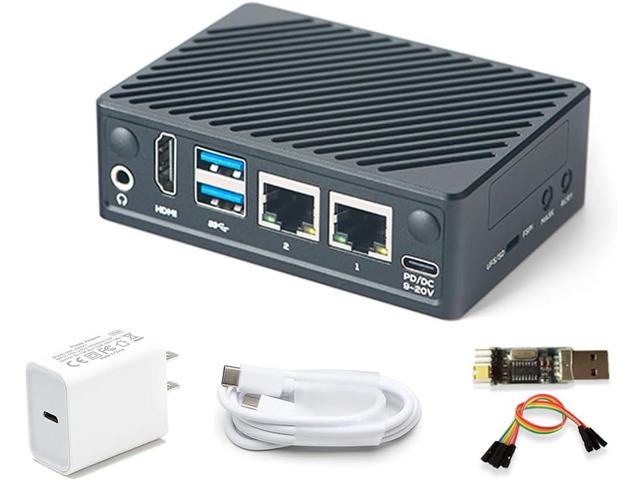 Mini Router For Lap FriendlyElec Nanopi M5 Portable Mini Router OpenWRT - LPDDR5 8GB/16GB ...