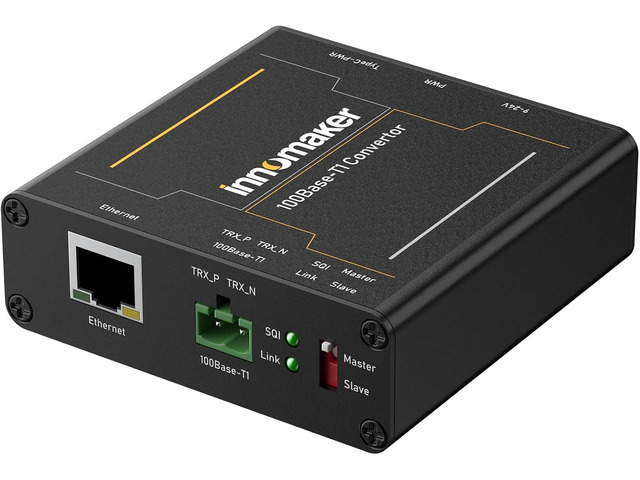 100BASE Ethernet Media Converter Device 2-Wire Ethernet 100BASE-T1 to ...