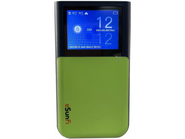 E Smin Router eSunFi SHFiEL62 5G eSim Mobile Hotspot Router Portable WiFi Router ...