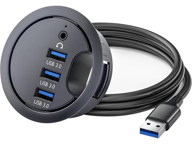 Mllepjdh USB3.0 Dock Card Reader 3/4 Port USB Desk Splitter Dock ...