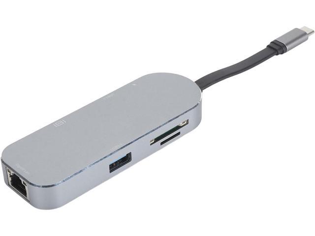 Raiveug 7 in 1 Docking Station Type C 4K HD Display RJ45 USB3.0 PD ...