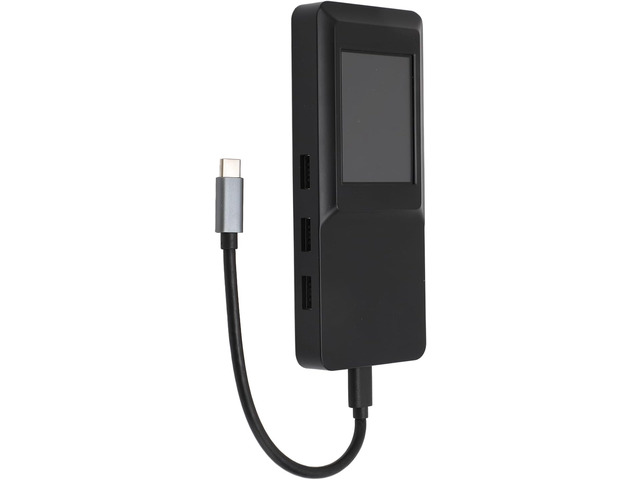 Usb Multimedia USB C HUB, 8 in 1 USB C Adapter with 2 USB 2.0, 1 USB 3.0, 4K HD ...