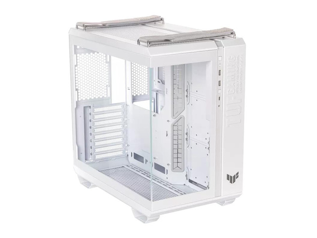 ASUS TUF GT502 Boundless Edition Mid-Tower Case, Supports ATX motherboards, Accommodates graphics cards up to 400 mm in length, Supports 360 or 280 radiators, CPU height limit of 163 mm, White