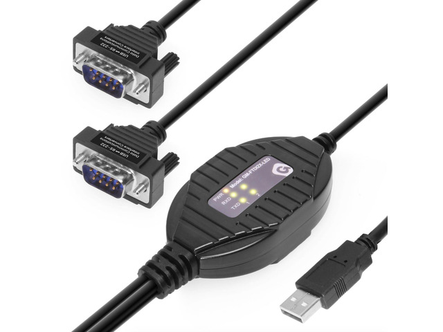 Gearmo 2-Port Professional USB 2.0 to Serial Converter with FTDI Chip ...