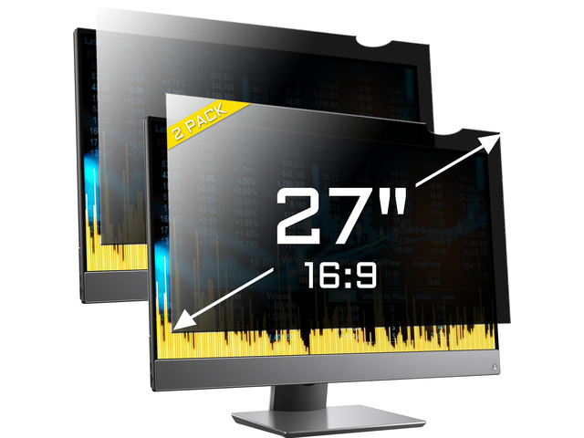 Diagonal Computer Screen ZYY 2 Pack 27 Inch(diagonal) Computer Privacy Screen Filter (23 9/16 13 ...