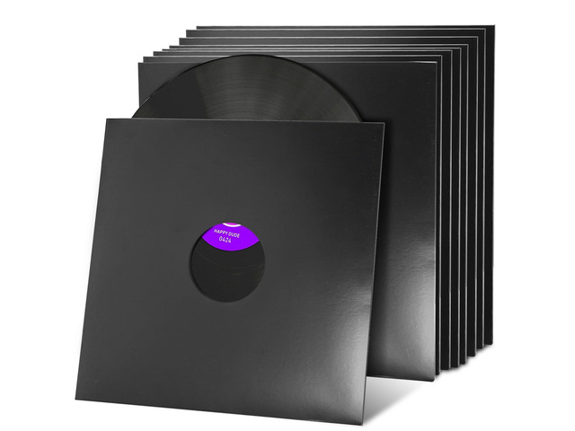 Facmogu 10PCS 12in Vinyl Record Sleeves, 350gsm Heavyweight Cardboard ...