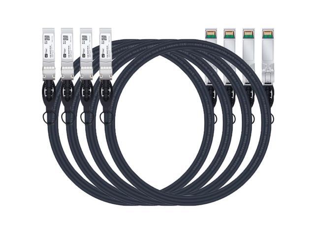 Câble SFP+ DAC 10G 2m 10Gtek - Câble Cuivre Passif, Compatible Intel, Ubiquiti, Netgear, Etc.