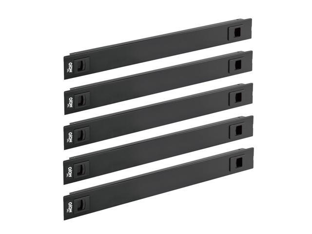 Tecmojo 5 Pack 1U Blank Panel, Cold Rolled Steel Rack Blank Panel, Rack ...
