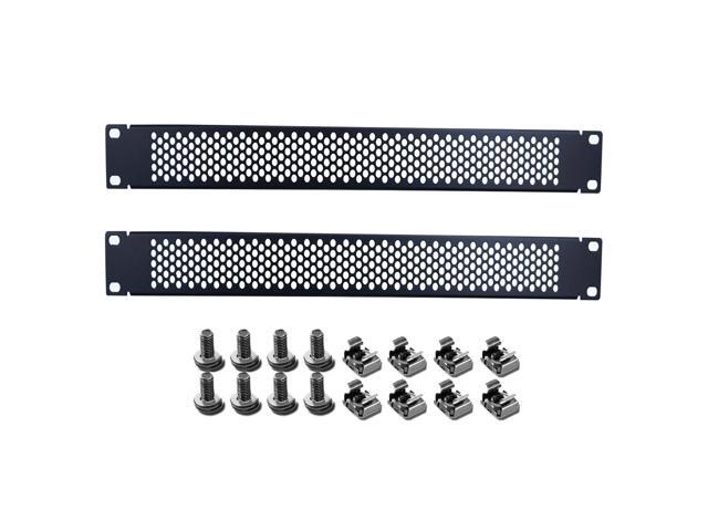 1U Blank Rack Mount Panel, 19 Inch Disassembled Cable Management Panel ...
