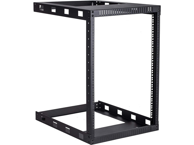 TECHTOO Wall Mount Rack Open Frame 19Inch Server Equipment Rack Heavy ...