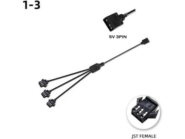 M/B RGB AURA SYNC JST SM Adapter Cable, Transfer To 5V 3Pin ARGB, JST ...