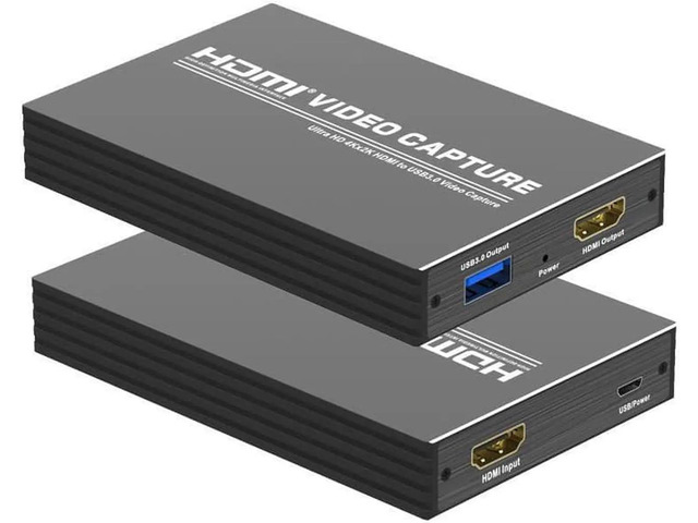 1.4 to USB 3.0 Video Capture Card Dongle with HDMI Loopout (Input 4K ...