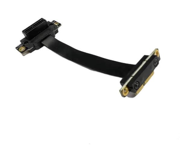 Aomoproing PCIe 3.0 x1 Riser Extension Cable 90 Degree Reverse PCIe x1 ...