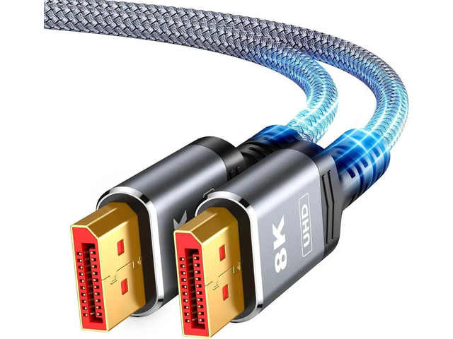 Wjsb DisplayPort Cable 8K 1.4, Certified 8K 4K DP Cable 10ft, Display Port ...