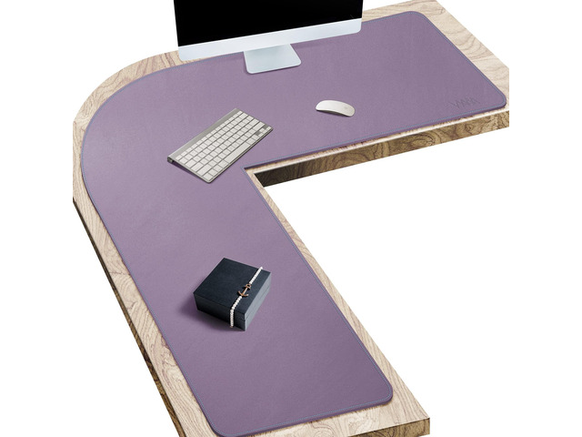 Vyaaa 51 inch Large L-Shaped Leather Desk Pad Protector,Large Gaming ...