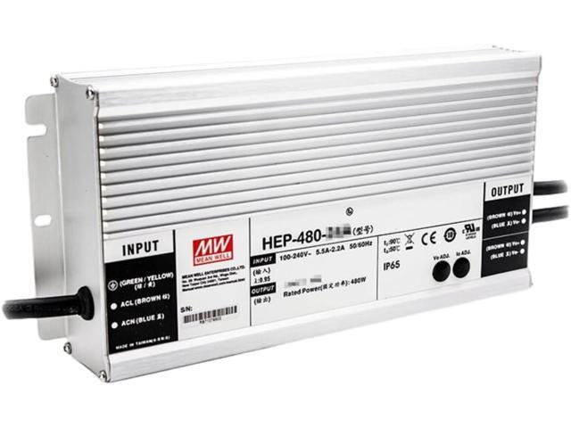 Mean Well HEP 480W 8.9A LED Driver HEP-480-54A AC-DC Single Output ...