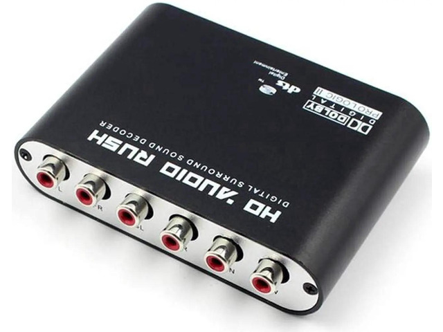 5.1 Channel AC3 DTS Dolby HD Audio Rush Converter Surround Sound ...