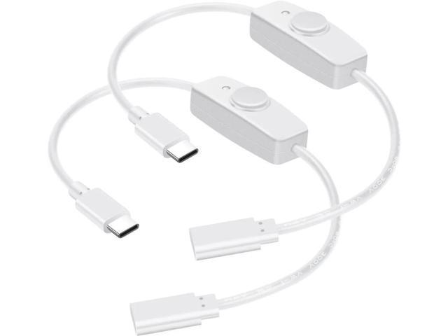 Aomoproing USB Type C Switch Extension Cable 2 Pack Female to Male ...