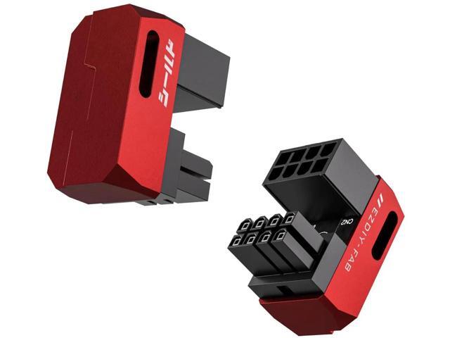 Aomoproing Shield Series 8-Pin PCIe GPU Power Adapter,180-Degree U-Turn ...