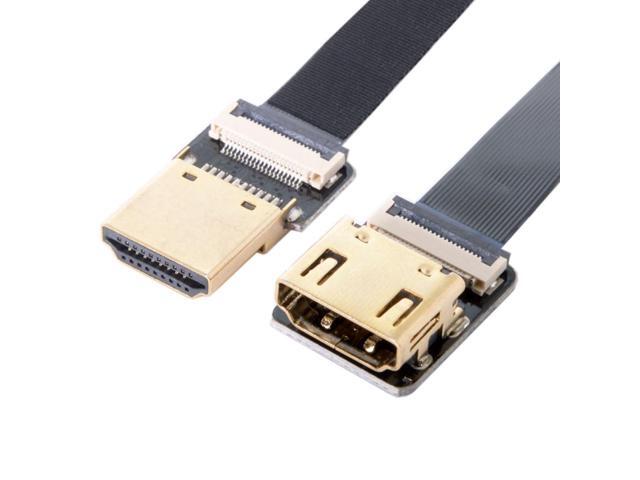 Xiwai CYFPV Cavo Piatto HDMI Maschio A Micro HDMI Maschio 0,2m Per FPV E Fotografia Aerea - 1080P, Assemblaggio Richiesto