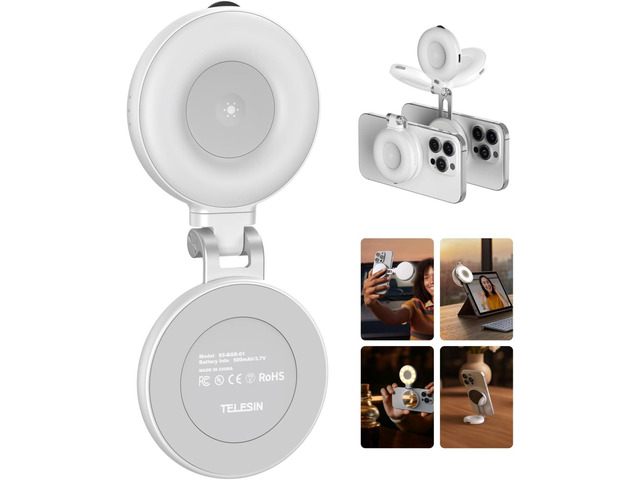 Phone Selfie Light for TikTok Zoom Calls Magnetic LED Lap Top Webcam