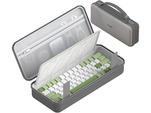 Keyboard Bag Hard Shell Portable Travel Carrying Case, 68/87 Keys EVA ...