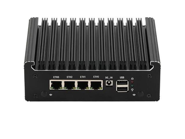 Mini PC 8505 Fanless Con DDR5, 4x2.5G I226 LAN, 2x10G SFP+, HDMI, DP, Tipo C, WiFi, Per Router OPNsense, AES-NI - Senza RAM/SSD