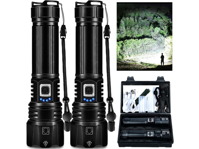 Flashlight For Roving Rechargeable Flashlights High Lumens 990 000 Lumen Super Bright Led ...