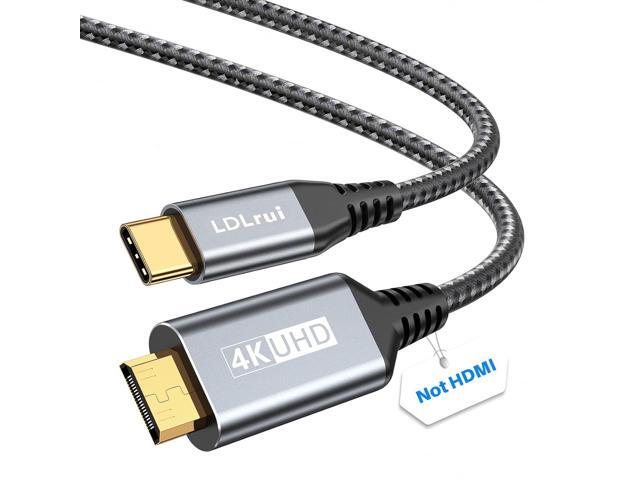 4K USB C to Mini HDMI Cable 3.3FT Supports 4K@60Hz 2K@120Hz High Speed ...
