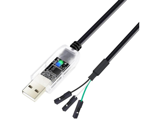 Tttech Debug Adapter DTECH USB to TTL Adapter FTDI Chip 3.3V 3 Pin USB to UART Debug Cable ...