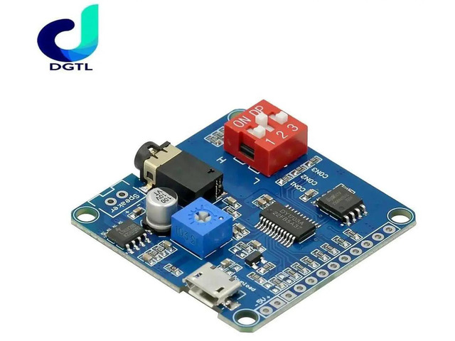 Voice Sound Playback Module MP3 Player Module UART I/O Trigger Class D ...