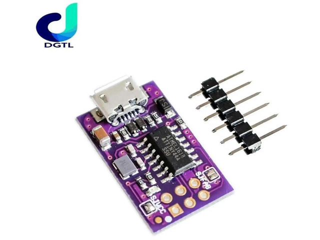Tiny Microcontroller Module 5V Micro USB Tiny AVR ISP ATtiny44 USBTinyISP Programmer Module For ...