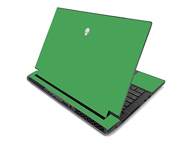 MightySkins Skin for Alienware m17 R2 (2019) - Solid Green | Protective ...