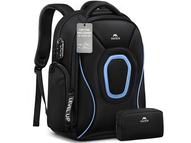 MATEIN Protective Gaming Backpack for Men 17 Inch, Gaming Laptop ...