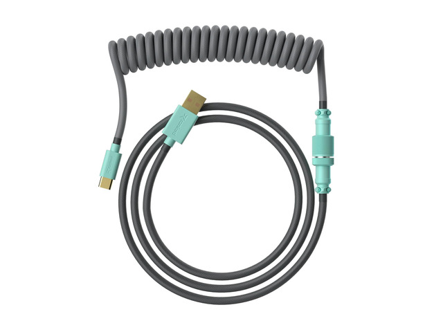 Keyboard Wire Types Ranked Coiled Keyboard Cable | Handcrafted Double-Sleeved Braided Cable ...