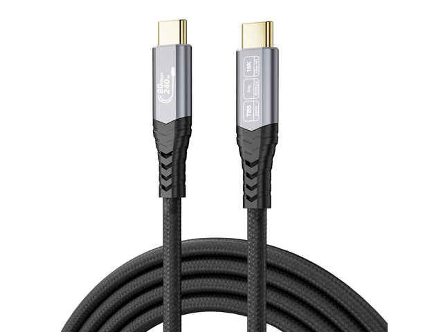 Usbc Egpu Cable CABLAPTOP 80Gbps USB c Data Transfer Cable 10FT for Thunderbolt 5 Cable ...