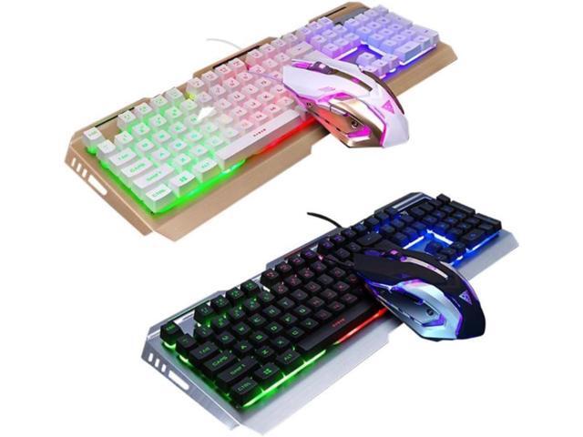 Gadpiparty Cool Rainbow Led Backlit Mechanical Keyboard Mouse USB Wired - View #3