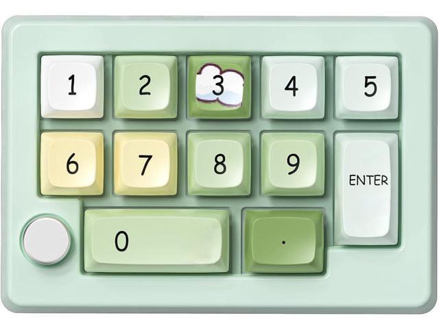 12 Key Programmable Keypad with Lighting Mechanical Keyboard 2.4Ghz ...