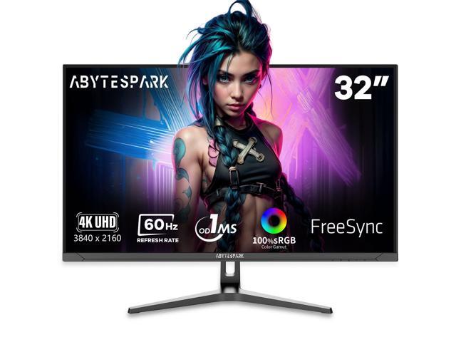 32 Inch Ultra Wide UHD 4K (3840 x 2160) Gaming Monitor, IPS 60Hz Ultra ...
