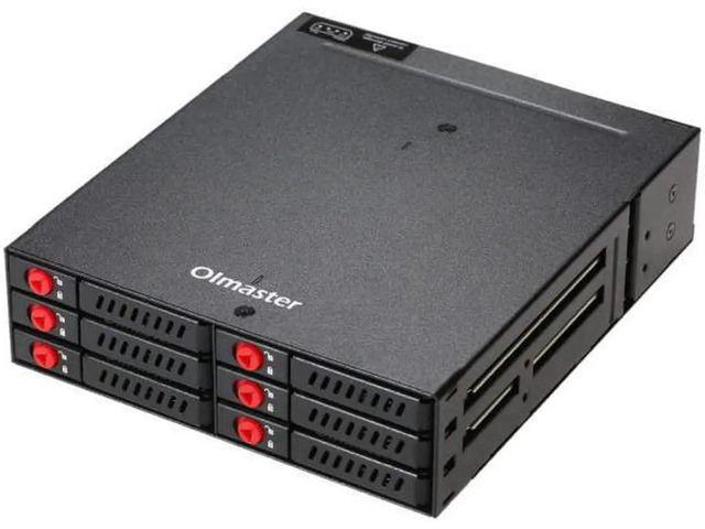 1PC 4 / 6-Bay 2.5inch SATA SSD HDD Hot Swap Mobile Rack/Enclosure Hard ...