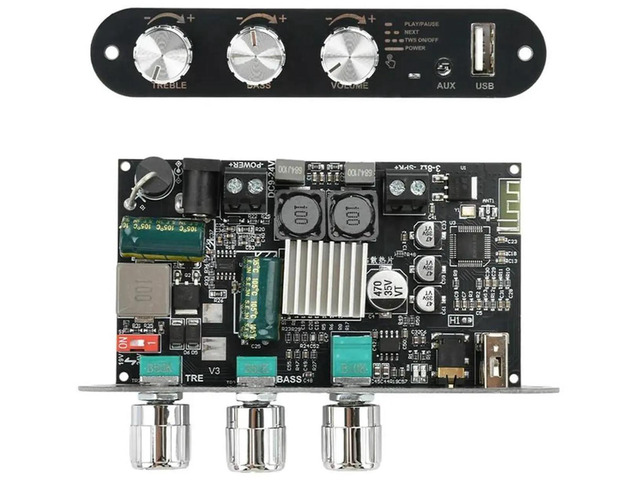 Plifier Module Bt ZK-1001U DC 9-24V Audio Power Amplifier Module BT 100W Mono Board AMP ...